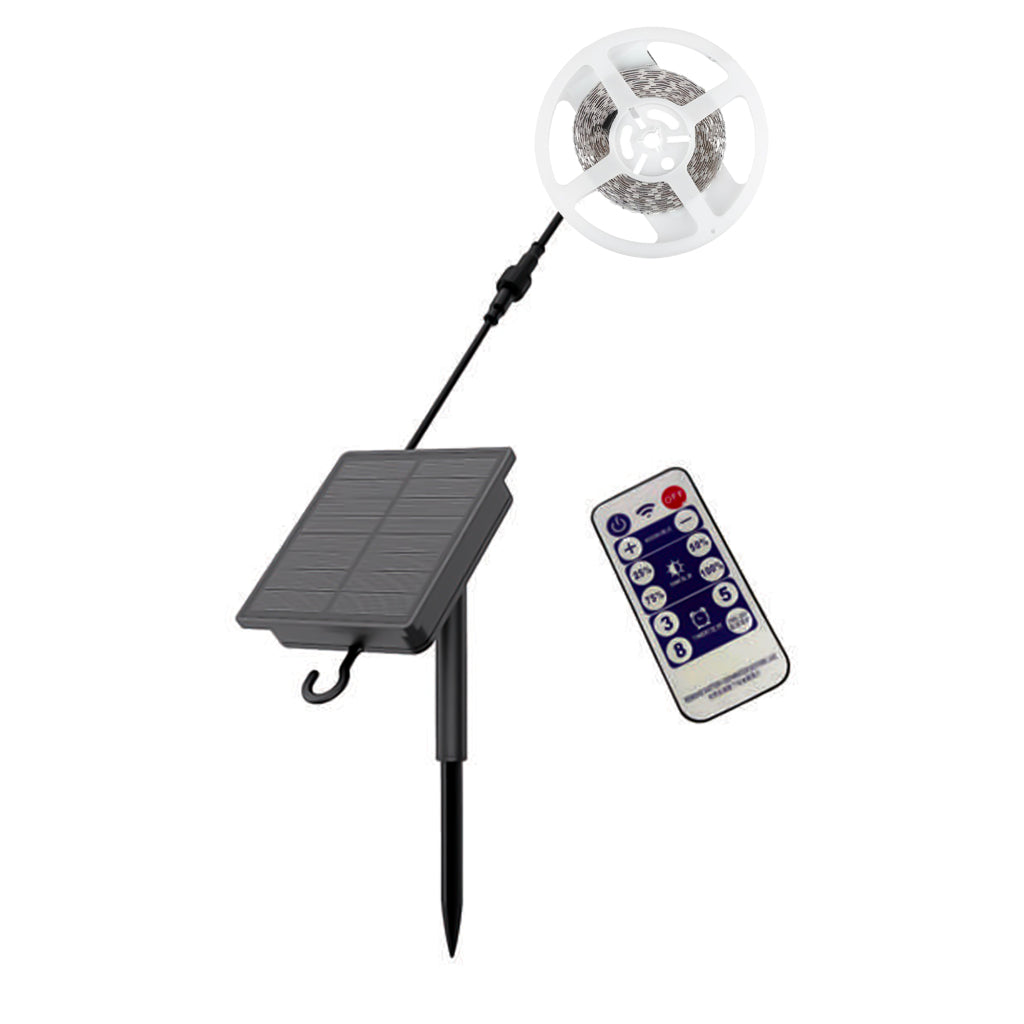 V-TAC Kit Strip LED SMD2835 con Pannello Solare 1.2W/m 4000K IP67 V-TAC Kit Strip LED SMD2835 con Pannello Solare 1.2W/m 4000K IP67